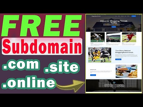 How to get free subdomain (100% FREE)