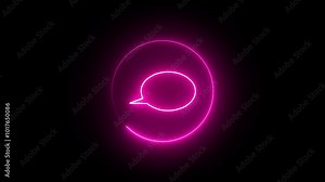 message icon concept and A new email is incoming concept animation. text message notification notice mailbox animated. Stock Video