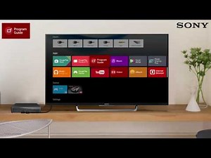 SONY Android TV : Built In Program Guide