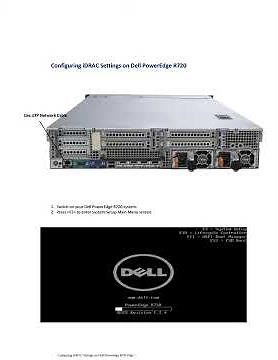 Configuring iDRAC Settings on Dell Power Edge R720