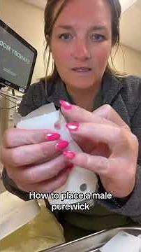 How to place a male purewick. #nurseslife #nurse #skilldevelopment