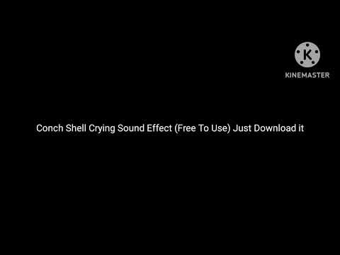 Conch Shell Crying Sound Effect (Free To Use)