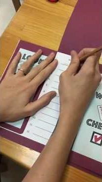Look, Say, Cover, Write, Check Spelling Homework