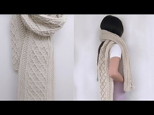 HOW TO CROCHET A SCARF || Crochet Blanket || Crochet Cable Stitch for Beginners