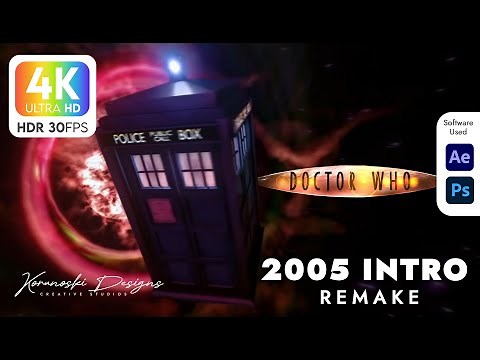 4K Doctor Who Time Vortex Intro 2005 Remake - Stunning Visuals for Whovians