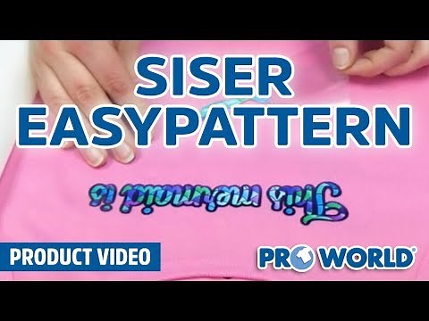 How to Apply EasyPatterns By Siser