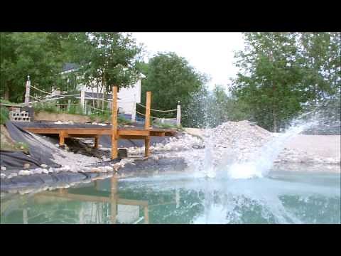 6. Building Your Own Private Beach - Swimming Pond