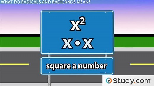 Radicands and Radical Expressions