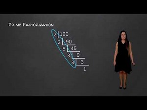 Whole Numbers - Prime Factorization (Ladder Method)