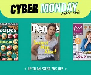 🎉 BIG NEWS! 🎉 Our Cyber Monday Super Sale has just arrived and we're giving you the deepest discounts of the season! Are you sitting down...? Right now, you can get up to an extra 75% off best-selling magazines. Yup, up to an EXTRA 75% OFF. Hurry to the link below now to grab these limited-time savings. 👉http://bit.ly/3F0CaiB | Magazines.com