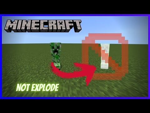 Minecraft: How to make the creeper not explode with commands