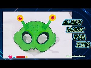 Alien mask /Easy Alien face mask / Mask making/Easy Mask Making With Paper /Diy mask