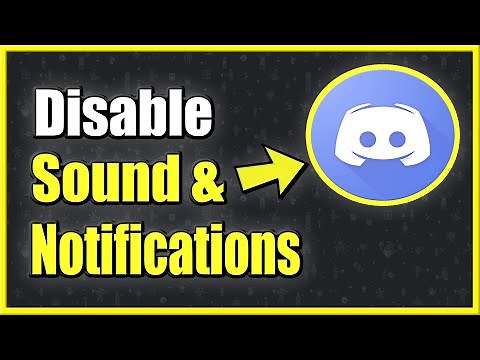 How to Turn OFF Discord Notifications on Windows 10 & Turn off Sounds (Easy Method!)