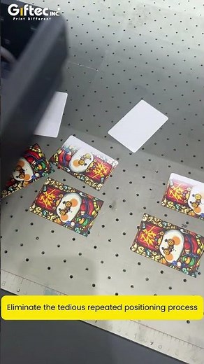 3 steps Complete Custom Business Card Printing | Large-format UV CCD Visual Positioning Printing