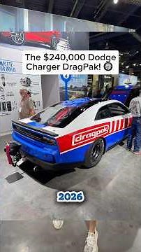 THE 2026 DODGE CHARGER DRAGPAK UP CLOSE! ($240,000 MSRP)
