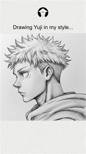 Drawing Yuji from Jujutsu Kaisen | How to draw Yuji Itadori | Anime Drawing