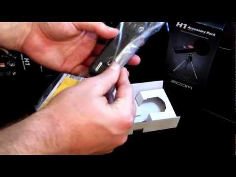 Zoom H1 Portable Digital Recorder Unboxing & Overview