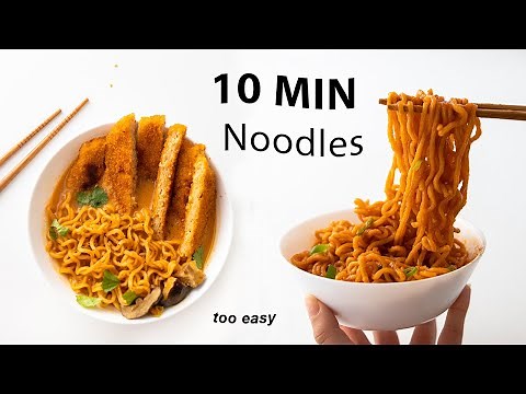 5 Quick Noodle Recipes to make every Week ! {easy & vegan}
