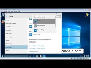 Change default web browser on Windows 10