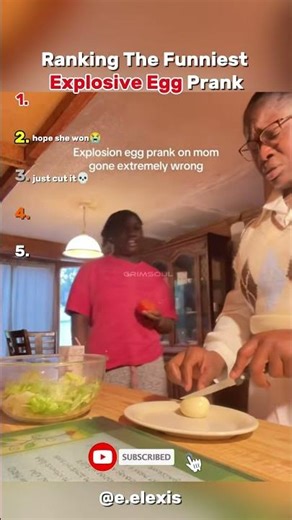 Ranking The Funniest Explosive Egg Prank #usa #funny #prank #shortsfeed #shorts #tiktok #ranking