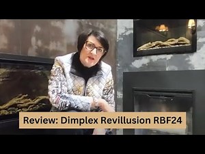 Review: Dimplex Revillusion RBF24, RBF24WC Electric Fireplaces #electricfire #electricfireplace