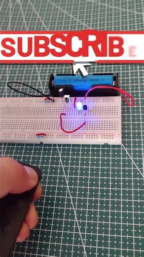 Control an LED with an IR Remote (VS1838) | Easy Electronics Circuit!