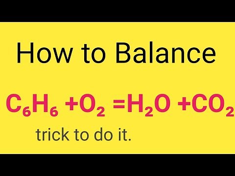 C6H6 +O2 =H2O +CO2 Balanced Equation ||Benzene + Oxygen Combustion balanced equationChemistryforUSA