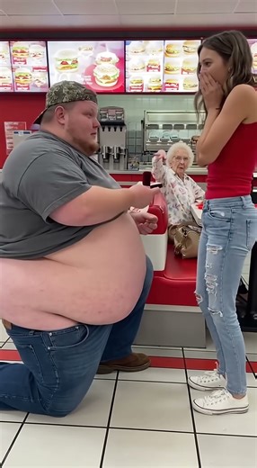 Man Proposes at Burger King—She Says Yes to His Double Whopper!