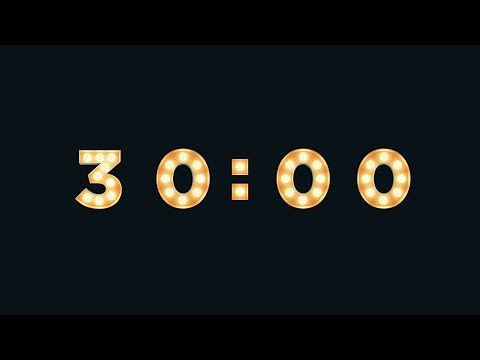 30 MINUTE TIMER 🔔 Gentle Alarm [Ultra HD 4K]