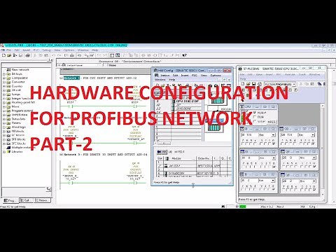SIEMENS STEP7-300 SIMATIC MANAGER 5.6 HARDWARE CONFIGURATION FOR PROFIBUS NETWORK PART-2