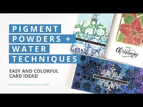 Pigment Powder + Water Techniques