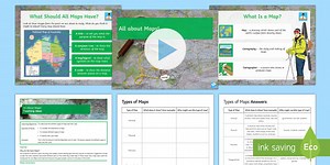 Map Skills: All About Maps! Lesson Pack