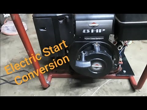 Electric Start Conversion On Lincoln Welder