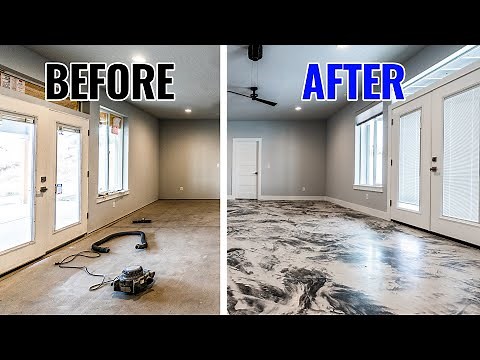Epoxy Your Concrete Basement with Leggari Products - Simple DIY Project
