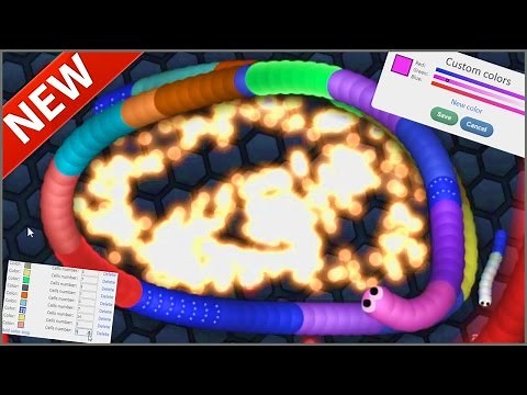CREATE YOUR OWN SKIN! - Slither.io Update! - Best SLITHER.IO HACK / MOD UPDATE!