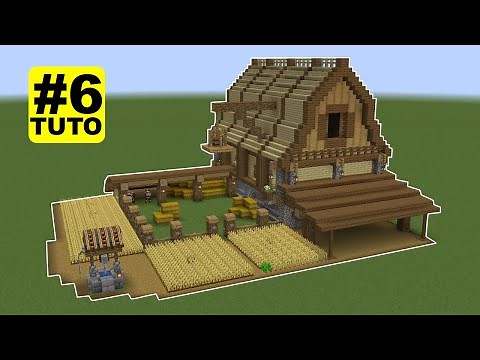 COMMENT CONSTRUIRE UNE FERME #6 (TUTO) | MINECRAFT