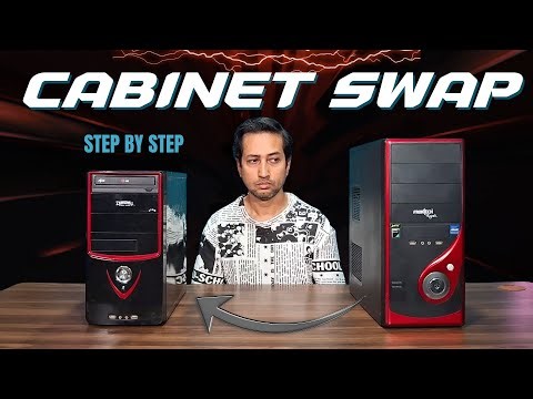 Old PC Modification - How to SWAP your PC Case - PC cabinet change - How to change pc case PC Build