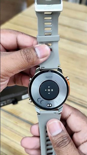 HAVIT M9059 Waterproof Wireless Calling Smart Watch with 1.43″ AMOLED Display (Silver)