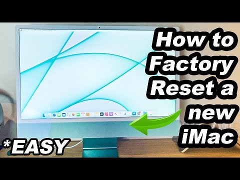 HOW TO FACTORY RESET AN APPLE IMAC IN 2022! *Easy Guide* (New iMac Factory Reset)