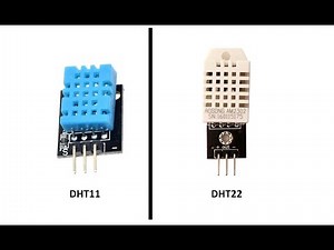 DHT11 vs DHT22 temperature and humidity sensor.