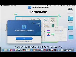 How To Download and Install EdrawMax (Microsoft Visio Alternative) on MAC? Best Method