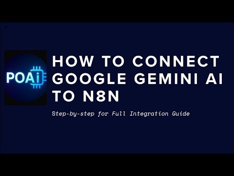 How to Connect Google Gemini AI Api on n8n | Step-by-Step Tutorial
