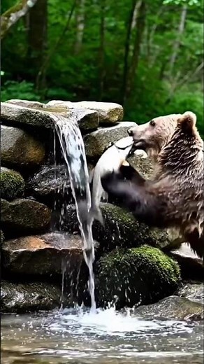 🐻 bear Fishing 🎣 ⛲