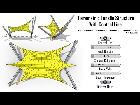 Grasshopper Kangaroo Tutorial (Parametric Structure)
