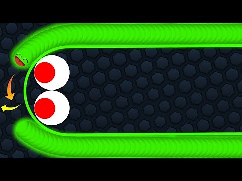 Slither.io Invisible Snake Gets Trapped by Troll Snake Epic Slitherio Gameplay