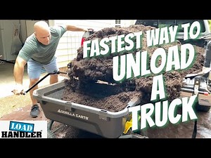 Fastest Way To Unload A Truck // Load Handler Full-Size Truck Unloader