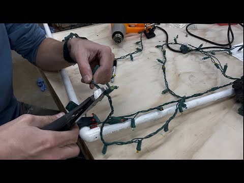 How to Shorten and Solder LED Christmas Lights (Part 1 of 3)