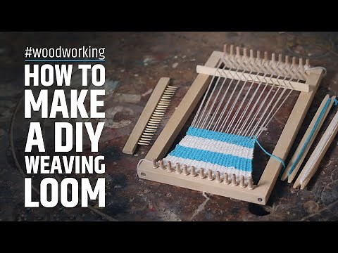 How to make a simple wooden DIY weaving loom