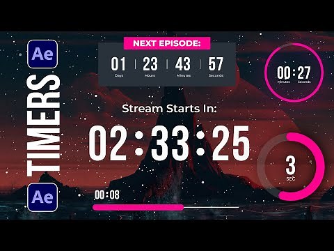 Create Beautiful Countdown Timer Motion Graphics | After Effects Tutorial
