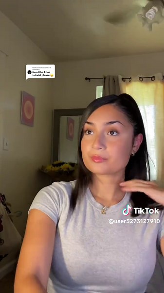 Ponytail Hair Tutorial with Side Part and Accessories